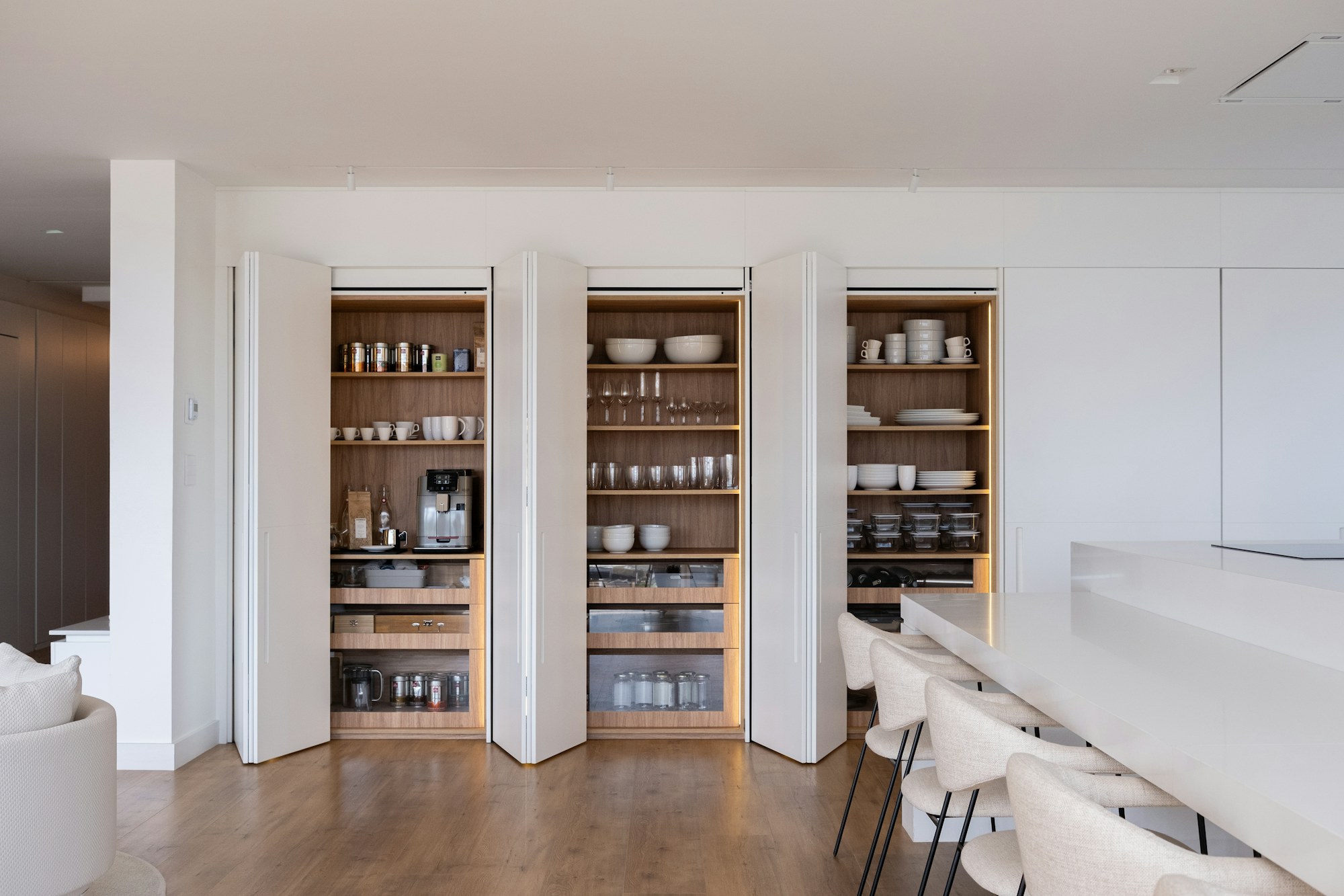 Pantry and boot room storage